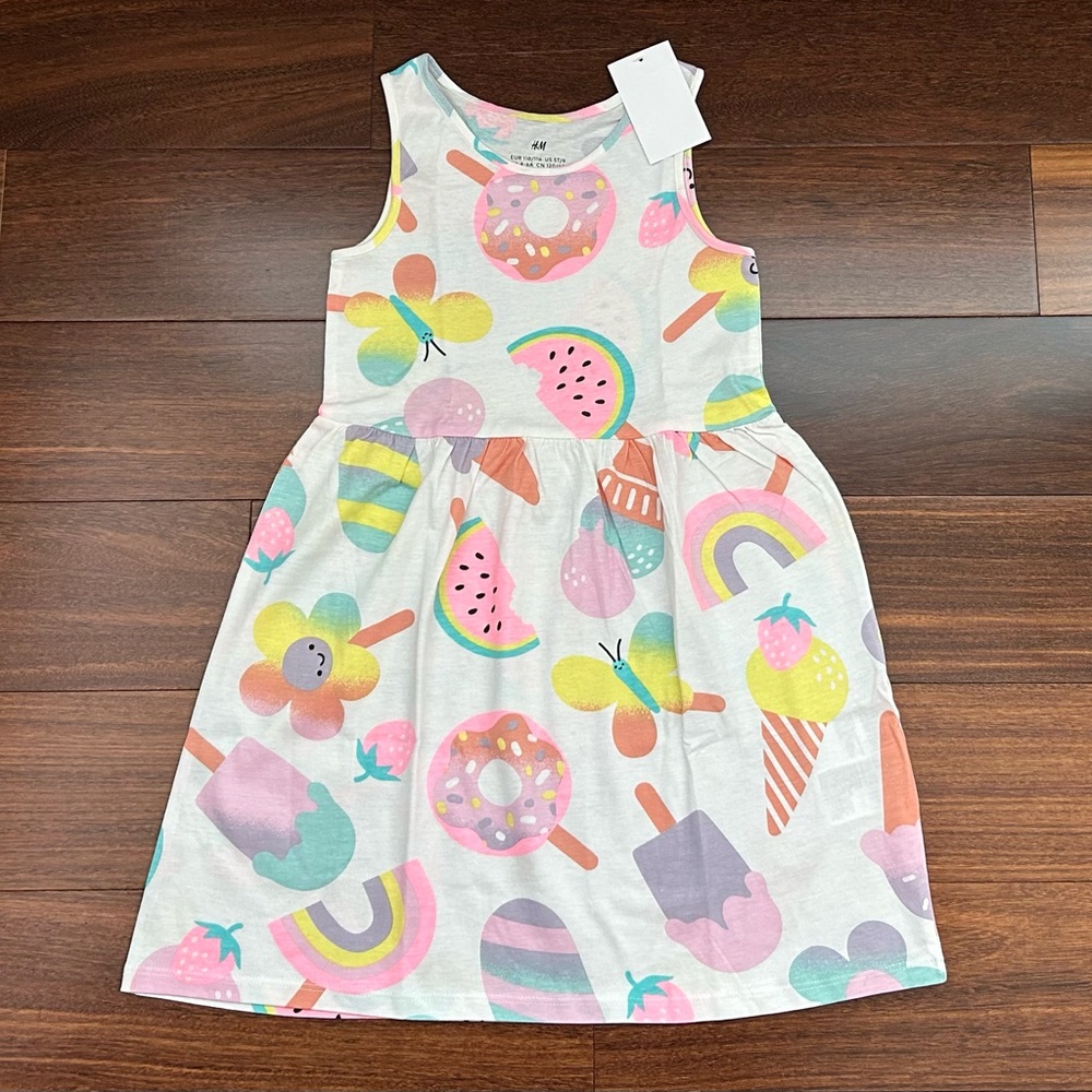 🌟3 for $22🌟 BNWT H&M Dress 🌈 🍓 🦋